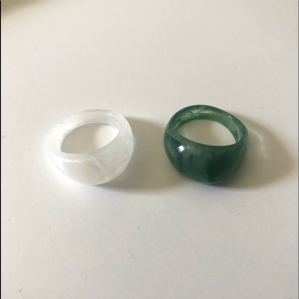 Chunky Resin Rings